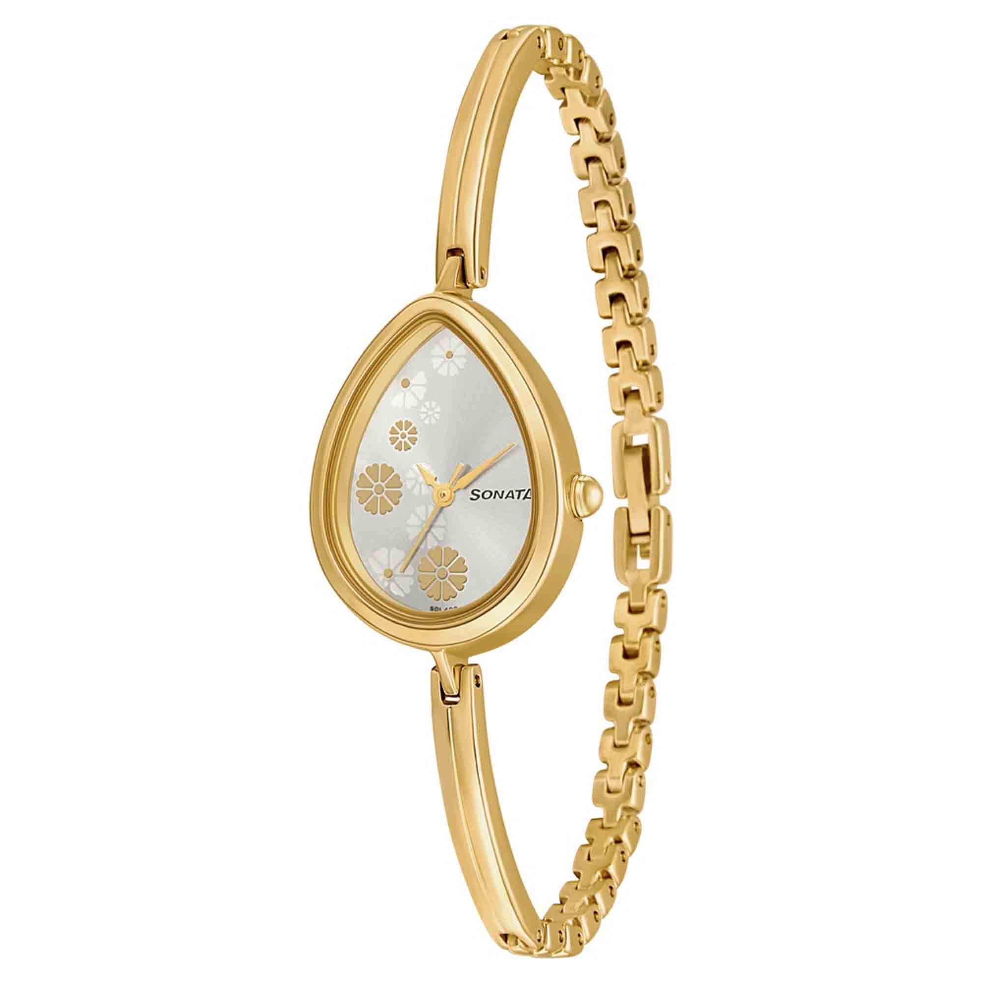 Wedding Edition - Light Champagne Dial Metal Strap Watch 8169YM01