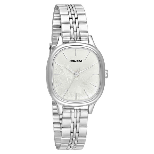 Linnea Silver Dial Silver Stainless Steel Strap Watch