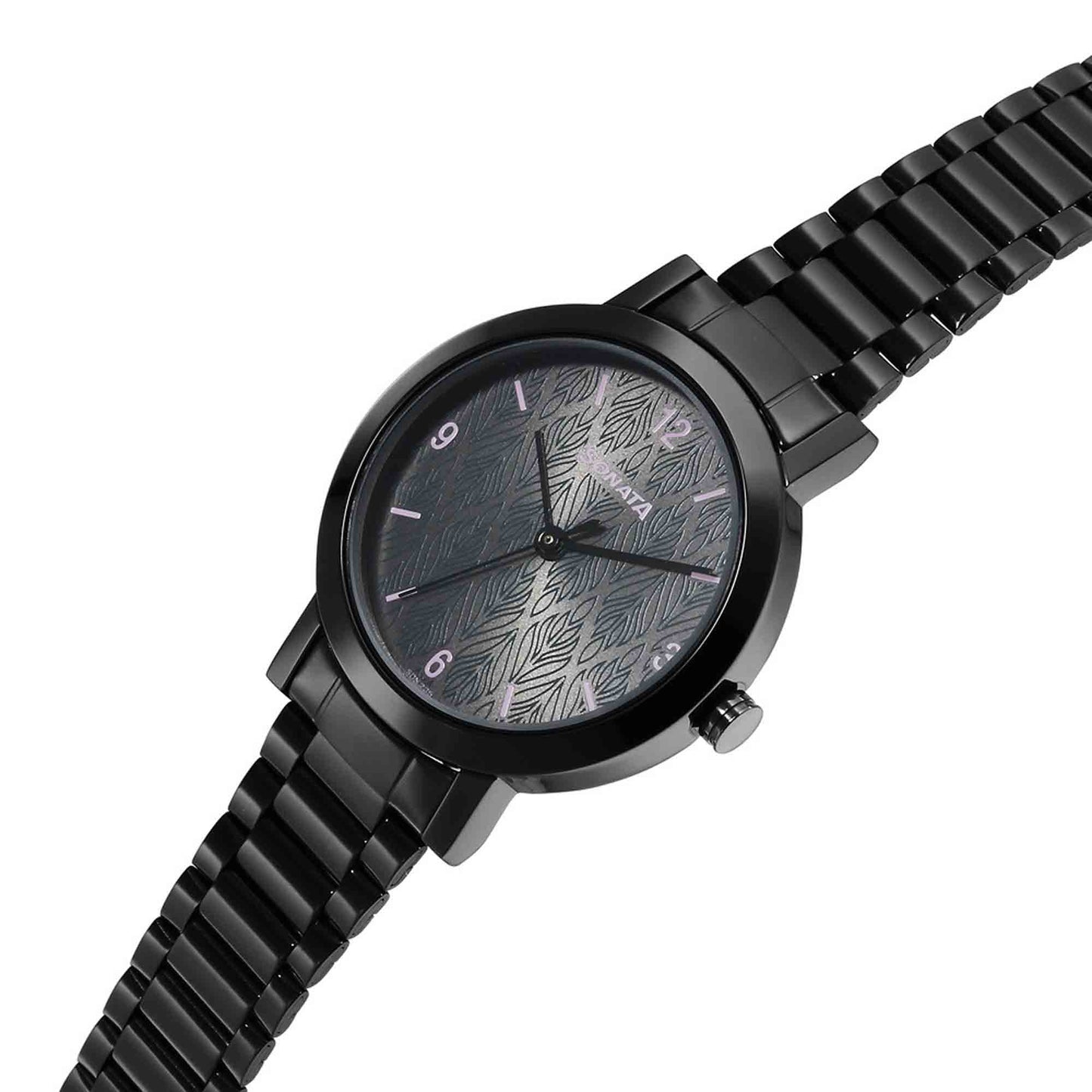 Ladies Essentials Grey Dial Stainless Steel Strap Watch for Women 8174NM01
