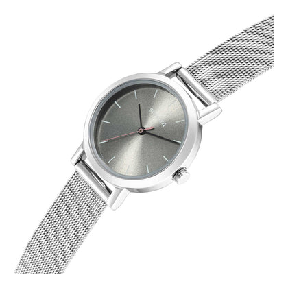 Sonata Linnea Pink Dial Women Watch With Stainless Steel Strap