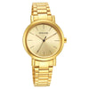 Ladies Essentials Champagne Dial Stainless Steel Strap Watch for Women