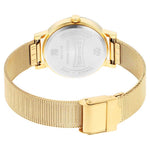 Sonata Quartz Analog Rose Gold Stainless Steel Strap for Women