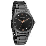 Sota Women of Steel Black Dial Stainless Steel Strap Watch for Women