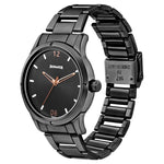 Sota Women of Steel Black Dial Stainless Steel Strap Watch for Women