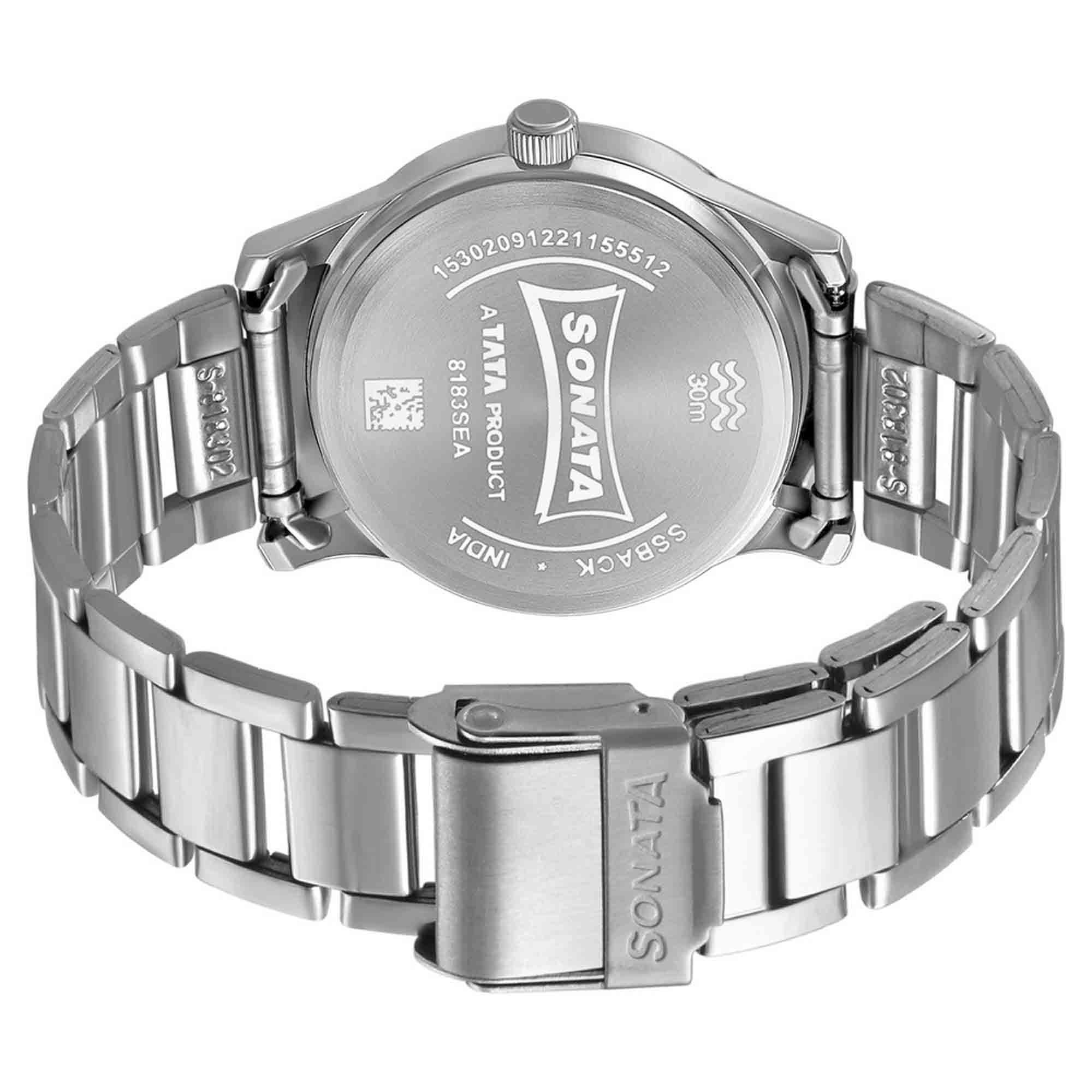 Women of Steel Silver Dial Metal Strap Watch for Women