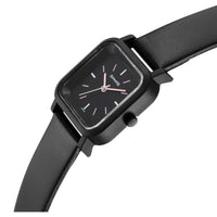 Sonata Black Dial Leather Strap Analog Watch for Women