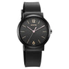 Sonata Essentials Black Dial Polyurethane Strap Watch for Women 87044NP01