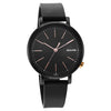 Sonata Essentials Black Dial Polyurethane Strap Watch for Women
