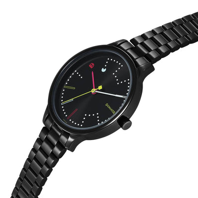 Sonata Play Black Dial Watch for Women