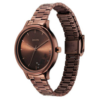 Sonata Blush Quartz Analog Brown dial Stainless Steel Strap Watch for Women