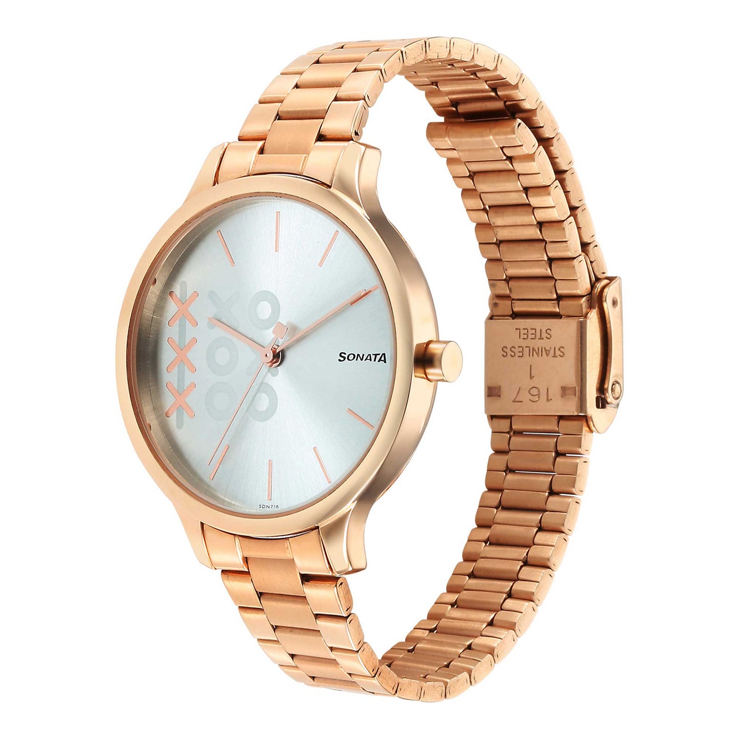 Sonata Play Blue Dial Watch for Women