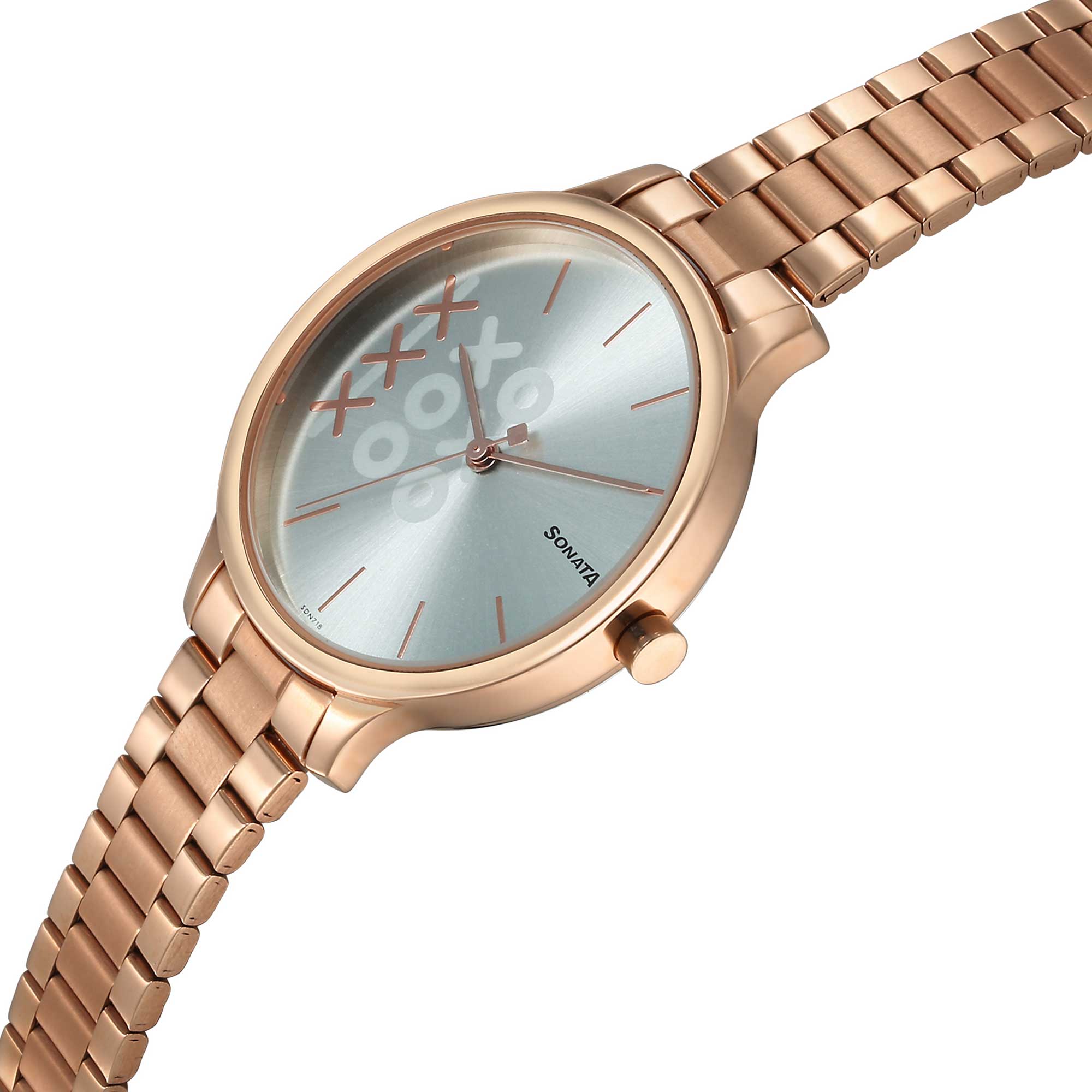 Sonata Play Blue Dial Watch for Women