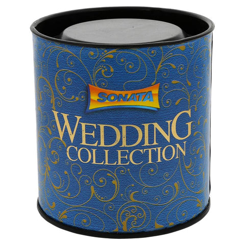 Sonata Wedding Quartz Analog Rose Gold Dial Stainless Steel Strap Watch for Women