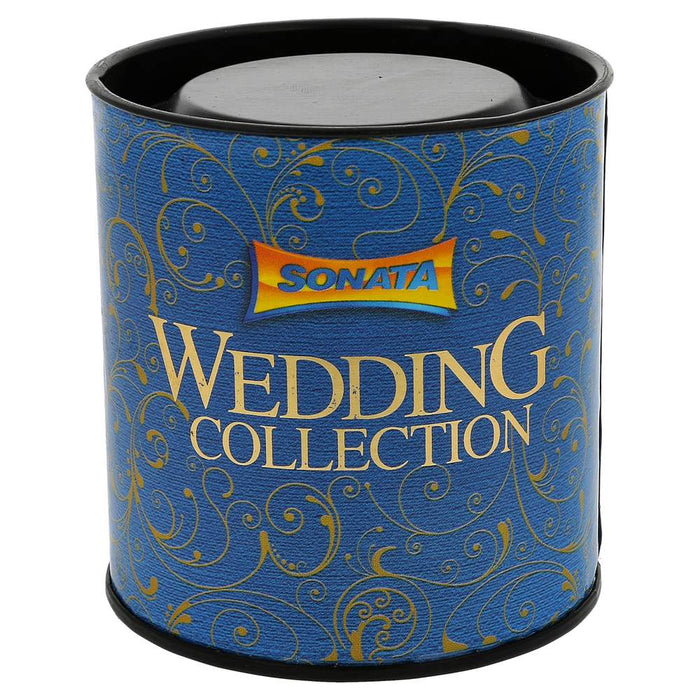 Sonata Wedding Quartz Analog Rose Gold Dial Stainless Steel Strap Watch for Women