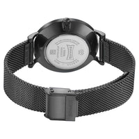 Sota Quartz Alog Black Dial Black Stainless Steel Strap Watch For Women (87067NM01)