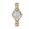 Sonata Fashion Off-White Dial Golden Metal Strap Analog Watch for Women