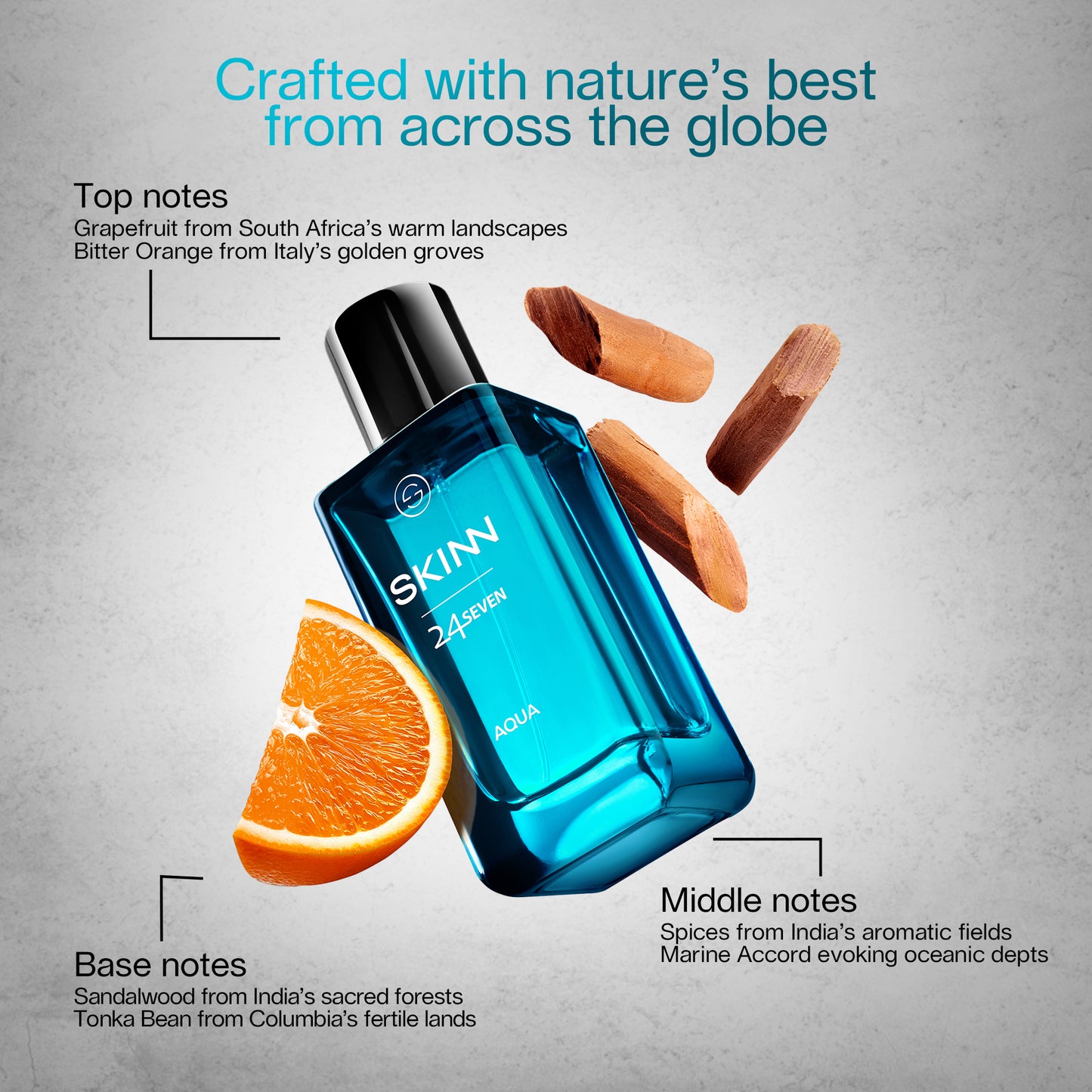 Skinn 24Seven Aqua 100 ml Eau De Parfum 