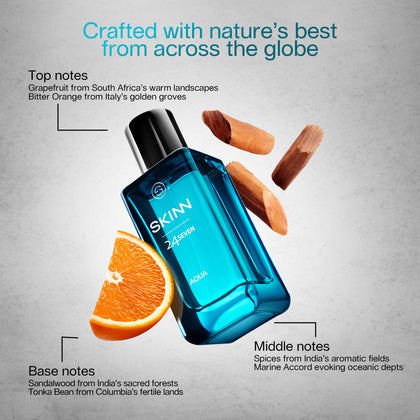 Skinn 24Seven Aqua 100 ml Eau De Parfum 