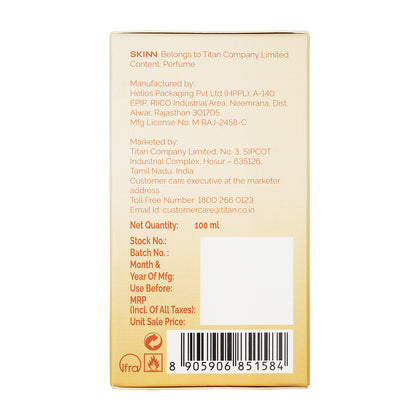 Skinn 24Seven Caramel 100 ml Eau De Parfum 