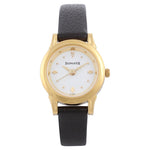Sonata Quartz Analog White Dial Leather Strap Watch for Women