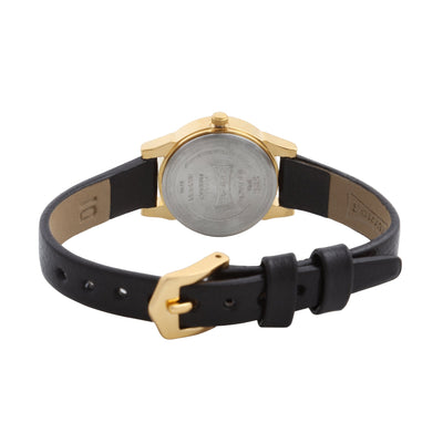 Sonata Quartz Analog White Dial Leather Strap Watch for Women