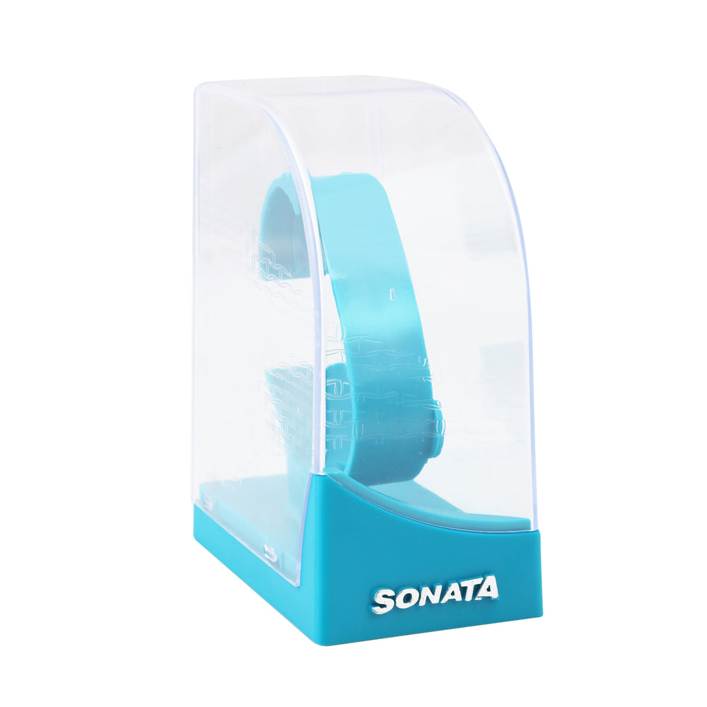 Sonata Gold Dial Leather Strap Analog Watch for Women