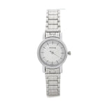 Sonata Quartz Analog White Dial Silver Stainless Steel Strap Watch For Women