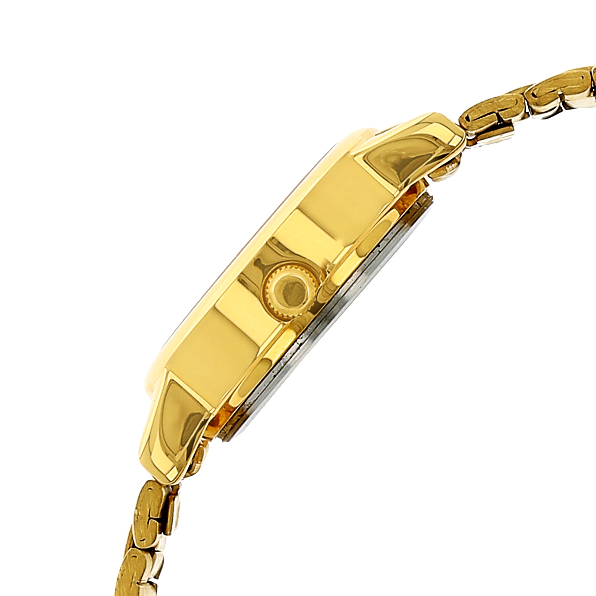 Sonata Quartz Analog Champagne Dial Gold Stainless Steel Strap Watch for Women