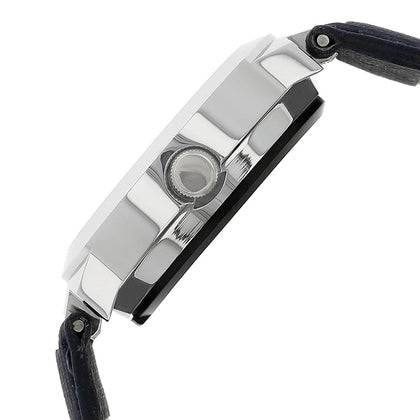 Sonata Act Safety Watch White Dial Women Watch With Leather Strap