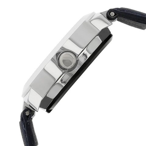 Sonata Act Safety Watch White Dial Women Watch With Leather Strap