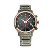 Titan Octane Black Dial Grey Stainless Steel Chronograph Watch for Men