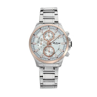 Titan Octane White Dial Quartz Multifunction Stainless Steel Strap watch for Men