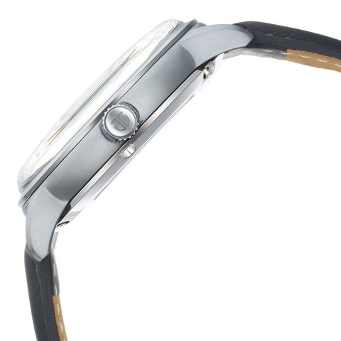 Titan Silver Dial Brown Leather Strap Automatic Watch For Men