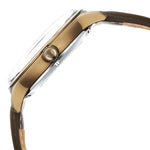 Titan Brown Dial Brown Leather Strap Automatic Watch For Men