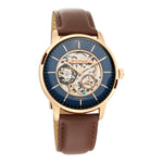 Titan Automatics Blue Dial Automatic Leather Strap watch for Men