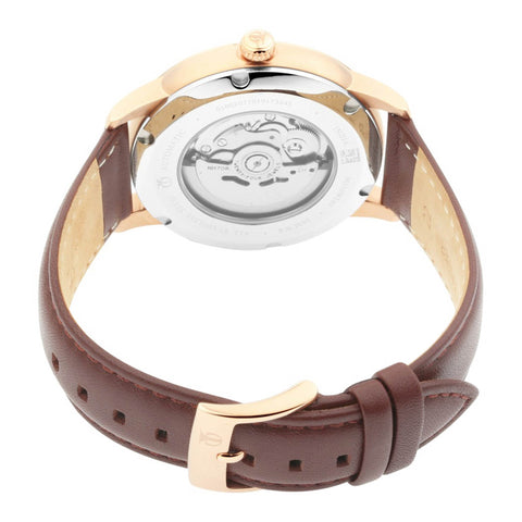 Titan Automatics Blue Dial Automatic Leather Strap watch for Men