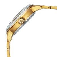 Titan Green Dial Gold Stainless Steel Strap Concealed Automatic Watch for Men