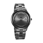 Titan Clasique Slim Quartz Analog with Date Grey Dial With Grey Color Stainless Steel Strap Watch For Men