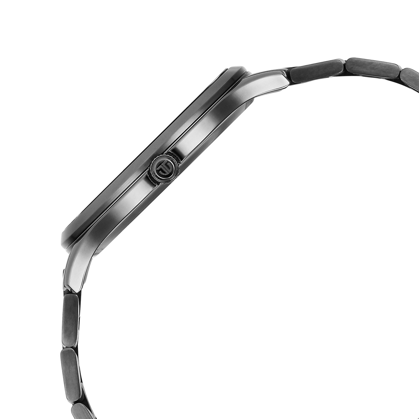 Titan Clasique Slim Quartz Analog with Date Grey Dial With Grey Color Stainless Steel Strap Watch For Men