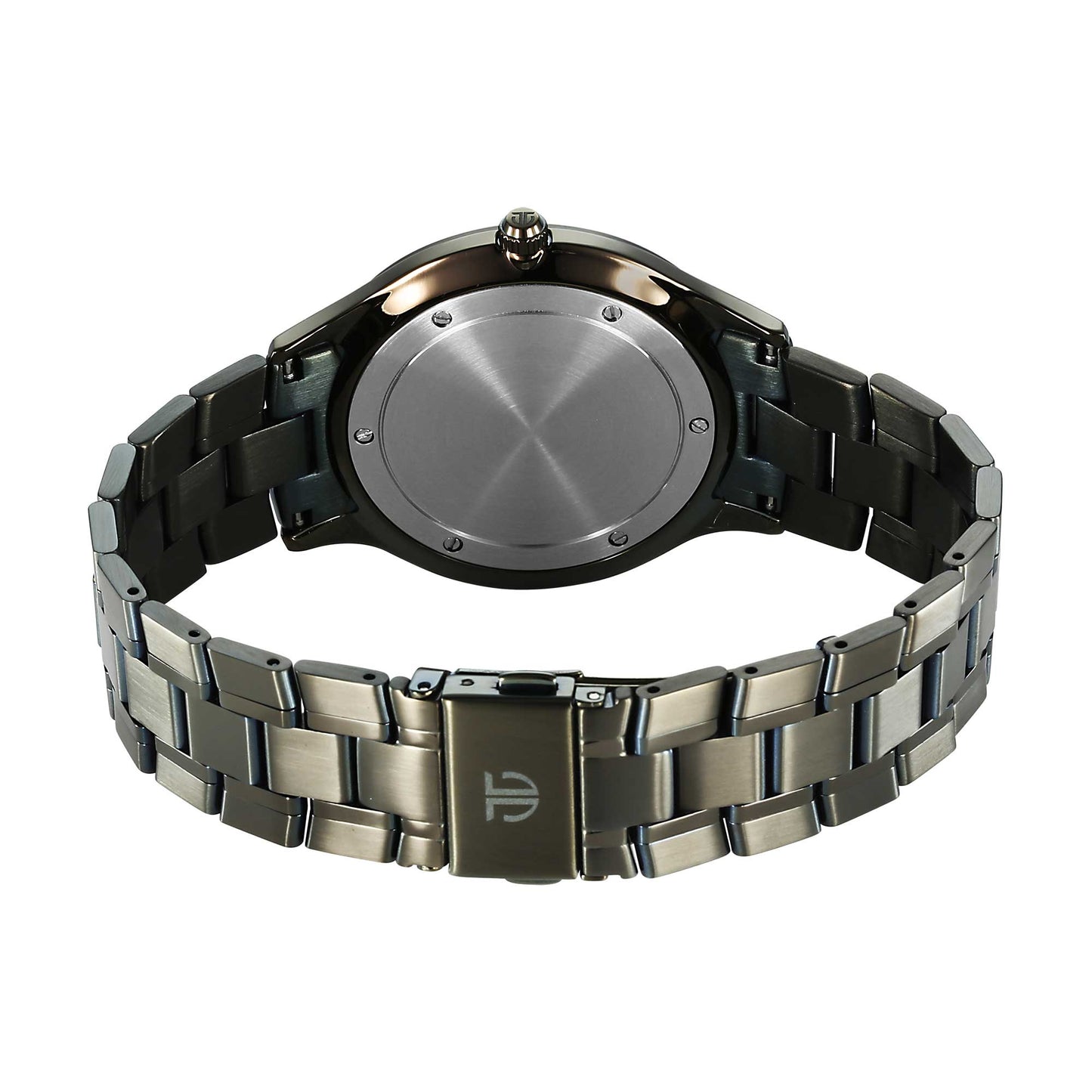 Titan Clasique Slim Quartz Analog with Date Brown Dial With Two Toned Color Stainless Steel Strap Watch For Men