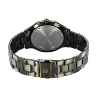 Titan Clasique Slim Quartz Analog with Date Brown Dial With Two Toned Color Stainless Steel Strap Watch For Men