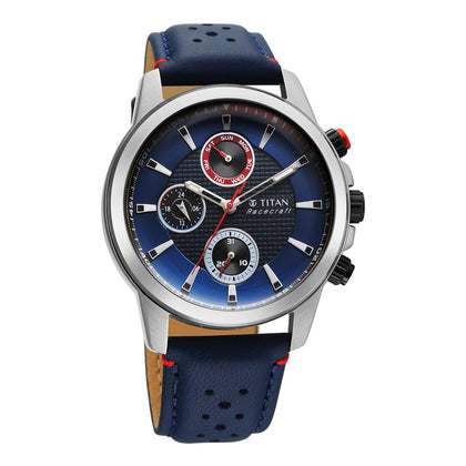 Titan Men Stainless Steel Round Shape Watches(90152KL01)