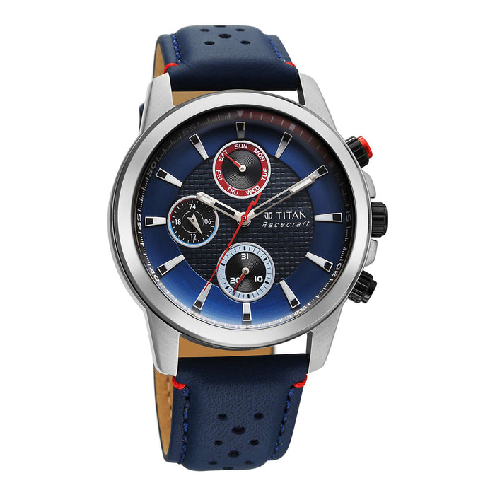 Titan Men Stainless Steel Round Shape Watches(90152KL01)