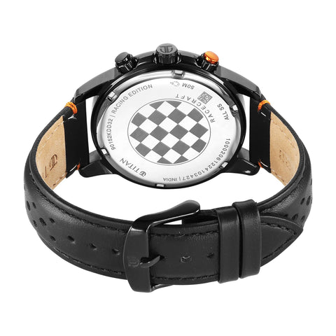 Titan Men Stainless Steel Round Shape Watches(90152KL02)