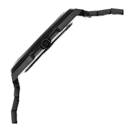 Titan Classic Slim Quartz Analog with Date Black Dial Stainless Steel Strap Watch for Men