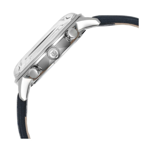 Titan Light Leathers Quartz Multifunction Black Dial Stainless Steel Strap Watch for Men