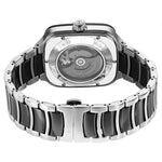 Titan Ceramic Fusion Skeleton Automatic Rich Black Dial Steel & Ceramic Strap Watch For Men