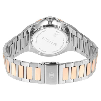 Titan Classique Slim Multifunction Case Material Stainless Steel ShapeRound Men Watch (90198KM01)