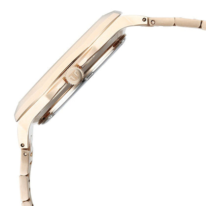 Titan Classic Slim Multifunction Multifunction Silver Dial Carnation Gold Stainless Steel Strap Watch For Men