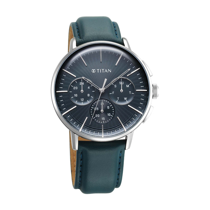 men watches with leather strap
